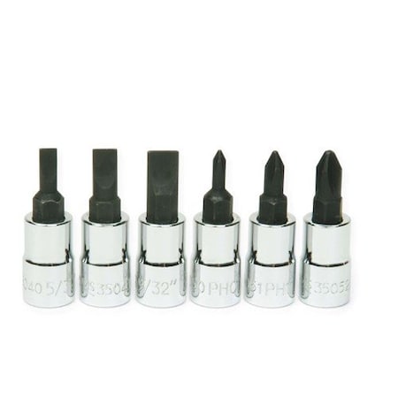 Williams Socket Bit, 1/4 Inch Dr, 5/32 Inch Size, Slotted JHW35040